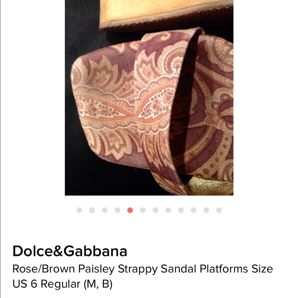 Authentic Dolce & Gabbana wedges